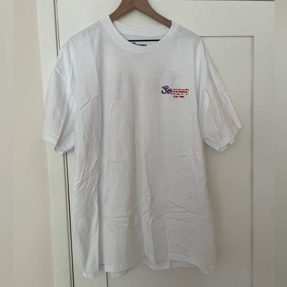 Seager White Graphic T-Shirt